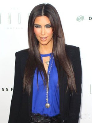 Kim Kardashian Debonair Straight Lace Front Synthetic Wig