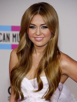 Miley Cyrus Florid Lace Front Synthetic Wig