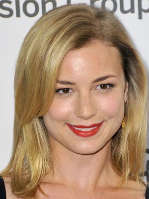 Emily VanCamp Straight Human Hair Lace Front Wig