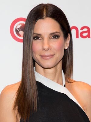 Sandra Bullock Florid Straight Synthetic Lace Front Wig