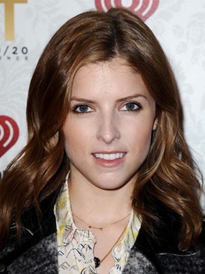 Anna Kendrick Lace Front Synthetic Wavy Wig