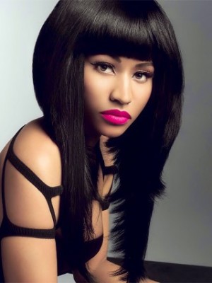 Nicki Minaj Long Straight Lace Front Wig
