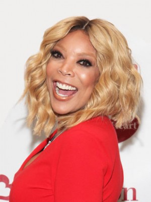 Elegant Wendy Williams Remy Human Hair Lace Front Wig