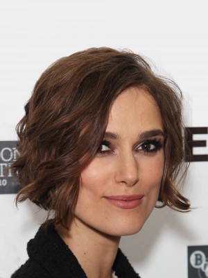Nice Keira Knightley Lace Front Remy Human Hair Wig