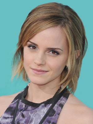 Pretty Emma Watson Lace Front Remy Human Hair Wig