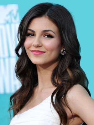 Glamorous Victoria Justice Lace Front Remy Human Hair Wig