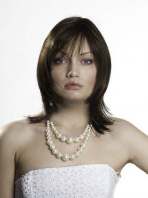 Layered Style Remy Human Hair Wig