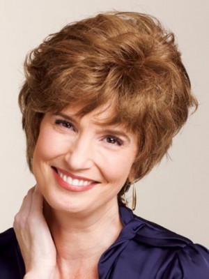 Short Curly Remy Hair Wig