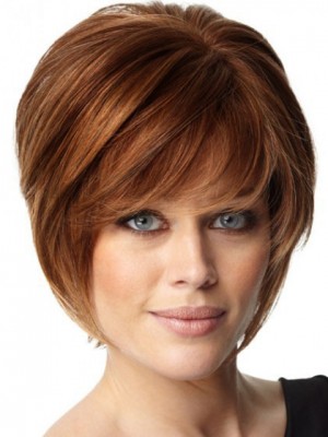 Layers Human Hair Short Capless Wig