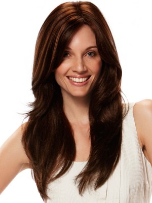 Capless Straight 100% Remy Human Hair Wig