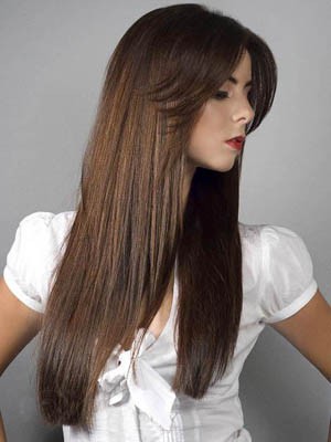 Lace Front Silky Straight Human Hair Wig
