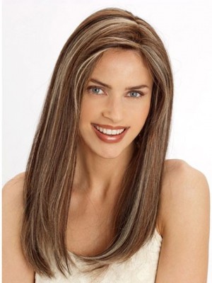 Lace Front Long Straight Remy Hair Wig