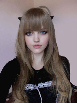 Aesthetic Wavy Remy Human Hair Capless Wig