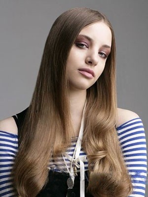 Long Human Hair Lace Front Wig