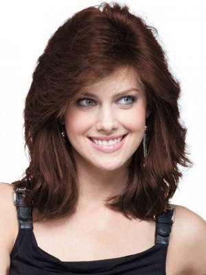 Style Human Hair Lace Front Womens Wig