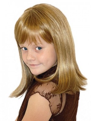 Shoulder Length Full Lace Kids Wig