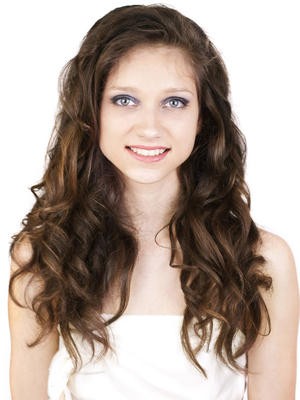 Layered Long Synthetic Lace Front Wavy Wig