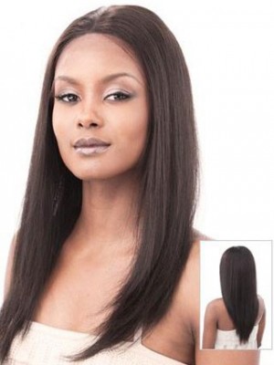 Long Straight Full Lace With Mono Wig