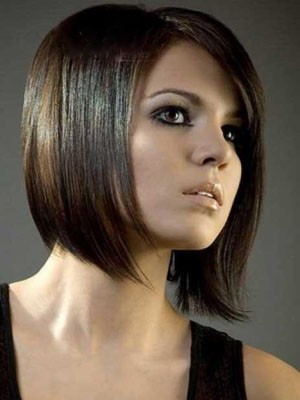 Synthetic Diaphanous Straight Lace Front Wig