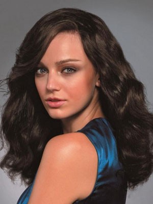 Attractive Human Hair Wavy Lace Front Wig