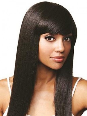Remy Human Hair Silky Straight Full Lace Wig