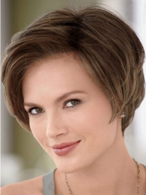 Lace Front With Mono Top Bob Style Human Hair Wig