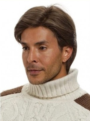 Short Full Lace Human Hair Wig For Man