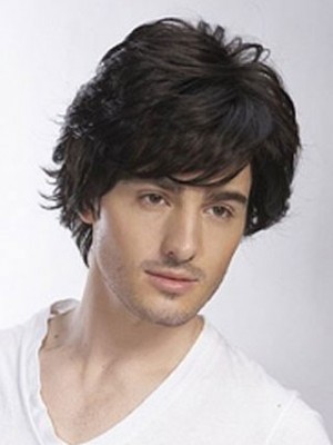 100% Hand-Tied Full Lace Mens Wig