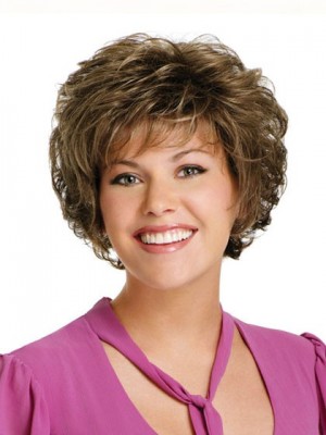 Capless Womens Synthetic Wig