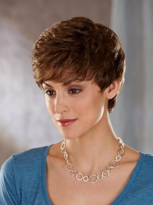 Waves Short Lace Front Synthetic Wig
