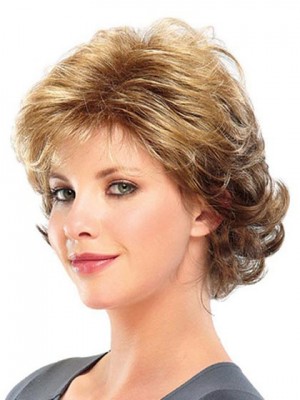 Midlength Wavy Capless Synthetic Wig