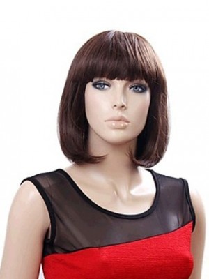 Straight Synthetic Capless Wig For Woman