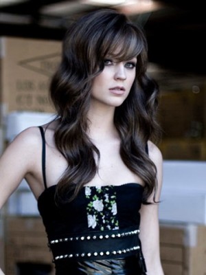 Wavy Synthetic Hair Capless Wig