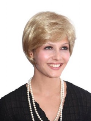 Short Straight Style Capless Synthetic Wig