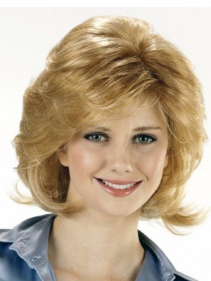 Short Wavy Style Capless Synthetic Wig