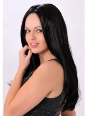 Designed Lace Front Straight Wig