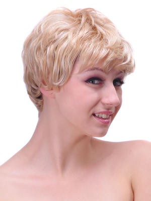 Short Wave Capless Synthetic Wig