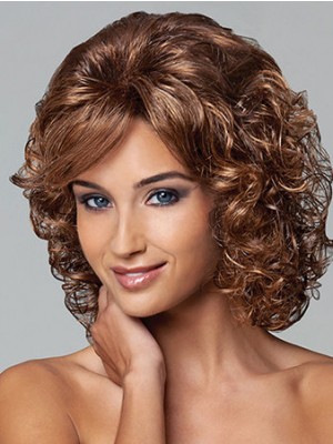 Capless Curly Synthetic Wig