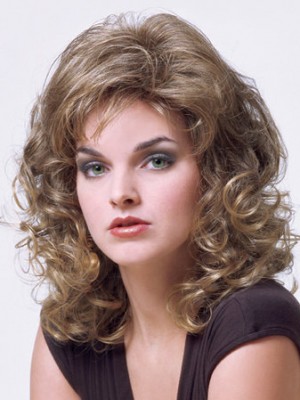 Synthetic Hair Capless Wave Wig
