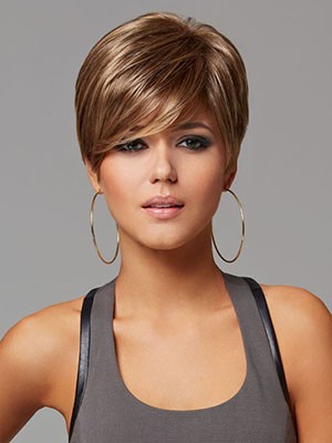 Charming Short Capless Synthetic Wig