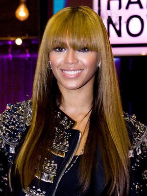 Long Straight Capless Synthetic Wig With Bangs