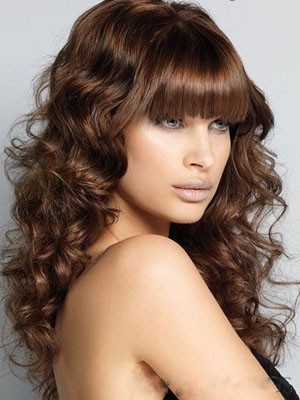 Long Capless Gracious Wavy Synthetic Wig