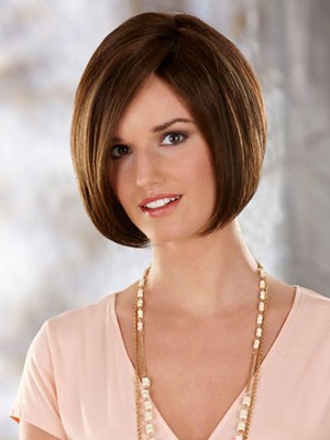 Straight Capless Delicate Synthetic Wig
