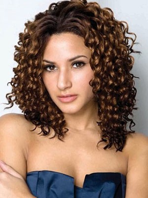 Lace Front Curly Synthetic Wig
