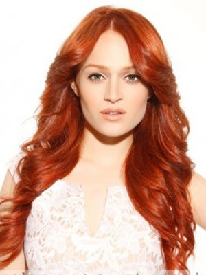 Rosy Wavy Lace Front Synthetic Wig