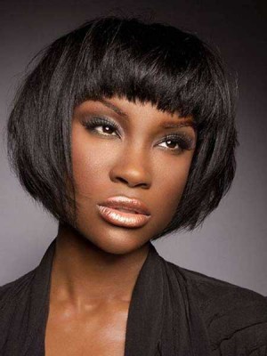 Flattering Straight Capless Synthetic Wig