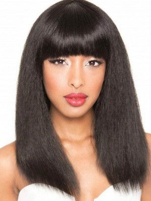 Natural Human Hair Capless Wig