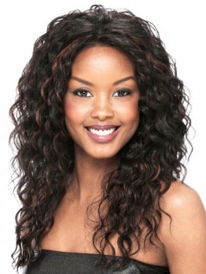 Fashionable Lace Front Remy Human Hair African American Wig