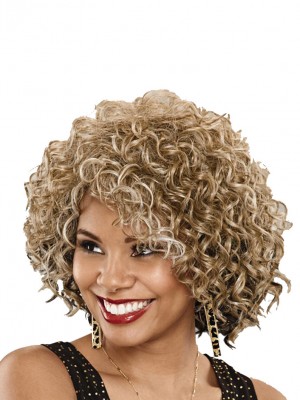 Layered Lace Front Remy Human Hair African American Wig
