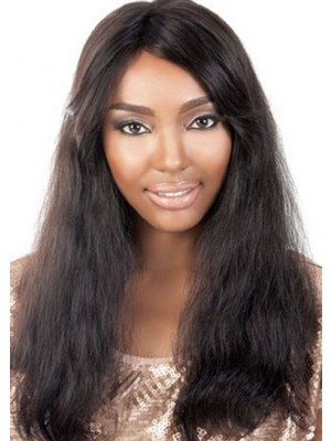 Concise Lace Front Remy Human Hair African American Wig